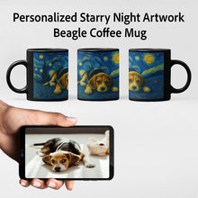 Load image into Gallery viewer, Personalized Starry Night Artwork Beagle Coffee Mug-Mug-Beagle,Dog Dad Gifts,Dog Memorial Gifts,Dog Mom Gifts,Mugs,Personalize Artwork-8