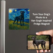 Load image into Gallery viewer, Personalized Starry Night Artwork — Beagle Fridge Magnet-Home Decor-Beagle,Dog Dad Gifts,Dog Memorial Gifts,Dog Mom Gifts,Home Decor,Personalize Artwork-5
