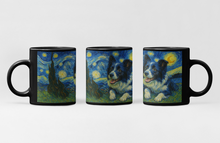Load image into Gallery viewer, Personalized Starry Night Artwork Border Collie Coffee Mug-Mug-Border Collie,Dog Dad Gifts,Dog Memorial Gifts,Dog Mom Gifts,Mugs,Personalize Artwork-2