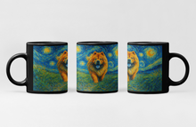 Load image into Gallery viewer, Personalized Starry Night Artwork Chow Chow Coffee Mug-Mug-Chow Chow,Dog Dad Gifts,Dog Memorial Gifts,Dog Mom Gifts,Mugs,Personalize Artwork-2