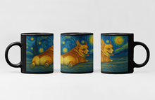 Load image into Gallery viewer, Personalized Starry Night Artwork Corgi Coffee Mug-Mug-Corgi,Dog Dad Gifts,Dog Memorial Gifts,Dog Mom Gifts,Mugs,Personalize Artwork-2