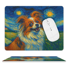 Load image into Gallery viewer, Personalized Starry Night Artwork Custom Dog Leather Mousepad-Personalized Dog Gifts-Dog Dad Gifts,Dog Mom Gifts,Home Decor,Mouse Pad,Personalize Artwork-8