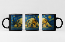 Load image into Gallery viewer, Personalized Starry Night Artwork English Bulldog Coffee Mug-Mug-Dog Dad Gifts,Dog Memorial Gifts,Dog Mom Gifts,English Bulldog,Mugs,Personalize Artwork-2