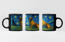 Load image into Gallery viewer, Personalized Starry Night Artwork English Mastiff Coffee Mug-Mug-Dog Dad Gifts,Dog Memorial Gifts,Dog Mom Gifts,English Mastiff,Mugs,Personalize Artwork-2