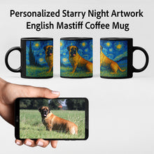 Load image into Gallery viewer, Personalized Starry Night Artwork English Mastiff Coffee Mug-Mug-Dog Dad Gifts,Dog Memorial Gifts,Dog Mom Gifts,English Mastiff,Mugs,Personalize Artwork-8