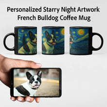 Load image into Gallery viewer, Personalized Starry Night Artwork French Bulldog Coffee Mug-Mug-Dog Dad Gifts,Dog Memorial Gifts,Dog Mom Gifts,French Bulldog,Mugs,Personalize Artwork-1