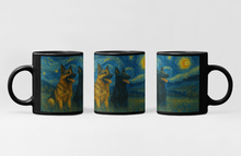 Load image into Gallery viewer, Personalized Starry Night Artwork German Shepherd Coffee Mug-Mug-Dog Dad Gifts,Dog Memorial Gifts,Dog Mom Gifts,German Shepherd,Mugs,Personalize Artwork-2