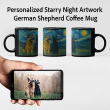 Load image into Gallery viewer, Personalized Starry Night Artwork German Shepherd Coffee Mug-Mug-Dog Dad Gifts,Dog Memorial Gifts,Dog Mom Gifts,German Shepherd,Mugs,Personalize Artwork-8