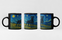 Load image into Gallery viewer, Personalized Starry Night Artwork Great Dane Coffee Mug-Mug-Dog Dad Gifts,Dog Memorial Gifts,Dog Mom Gifts,Great Dane,Mugs,Personalize Artwork-2