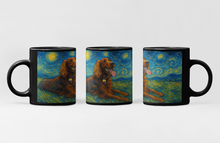 Load image into Gallery viewer, Personalized Starry Night Artwork Irish Setter Coffee Mug-Mug-Dog Dad Gifts,Dog Memorial Gifts,Dog Mom Gifts,Irish Setter,Mugs,Personalize Artwork-2