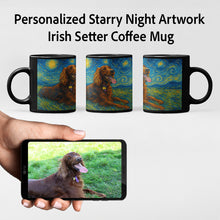 Load image into Gallery viewer, Personalized Starry Night Artwork Irish Setter Coffee Mug-Mug-Dog Dad Gifts,Dog Memorial Gifts,Dog Mom Gifts,Irish Setter,Mugs,Personalize Artwork-1