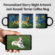 Load image into Gallery viewer, Personalized Starry Night Artwork Jack Russell Terrier Coffee Mug-Mug-Dog Dad Gifts,Dog Memorial Gifts,Dog Mom Gifts,Jack Russell Terrier,Mugs,Personalize Artwork-8