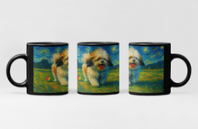 Load image into Gallery viewer, Personalized Starry Night Artwork Lhasa Apso Coffee Mug-Mug-Dog Dad Gifts,Dog Memorial Gifts,Dog Mom Gifts,Lhasa Apso,Mugs,Personalize Artwork-2