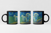 Load image into Gallery viewer, Personalized Starry Night Artwork Maltese Coffee Mug-Mug-Dog Dad Gifts,Dog Memorial Gifts,Dog Mom Gifts,Maltese,Mugs,Personalize Artwork-2