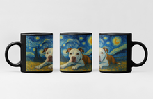 Load image into Gallery viewer, Personalized Starry Night Artwork Pit Bull Coffee Mug-Mug-Dog Dad Gifts,Dog Memorial Gifts,Dog Mom Gifts,Mugs,Personalize Artwork,Pit Bull-2