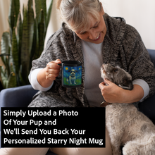Load image into Gallery viewer, Personalized Starry Night Artwork Custom Dog Coffee Mug-2