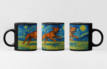 Load image into Gallery viewer, Personalized Starry Night Artwork Rhodesian Ridgeback Coffee Mug-Mug-Dog Dad Gifts,Dog Memorial Gifts,Dog Mom Gifts,Mugs,Personalize Artwork,Rhodesian Ridgeback-2
