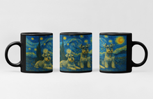 Load image into Gallery viewer, Personalized Starry Night Artwork Schnauzer Coffee Mug-Mug-Dog Dad Gifts,Dog Memorial Gifts,Dog Mom Gifts,Mugs,Personalize Artwork,Schnauzer-2