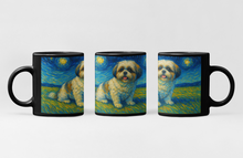 Load image into Gallery viewer, Personalized Starry Night Artwork Shih Tzu Coffee Mug-Mug-Dog Dad Gifts,Dog Memorial Gifts,Dog Mom Gifts,Mugs,Personalize Artwork,Shih Tzu-2