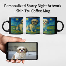 Load image into Gallery viewer, Personalized Starry Night Artwork Shih Tzu Coffee Mug-Mug-Dog Dad Gifts,Dog Memorial Gifts,Dog Mom Gifts,Mugs,Personalize Artwork,Shih Tzu-8