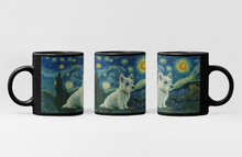 Load image into Gallery viewer, Personalized Starry Night Artwork Westie Coffee Mug-Mug-Dog Dad Gifts,Dog Memorial Gifts,Dog Mom Gifts,Mugs,Personalize Artwork,West Highland Terrier-2