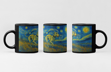 Load image into Gallery viewer, Personalized Starry Night Artwork Whippet Coffee Mug-Mug-Dog Dad Gifts,Dog Memorial Gifts,Dog Mom Gifts,Mugs,Personalize Artwork,Whippet-2