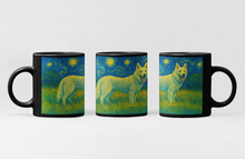 Load image into Gallery viewer, Personalized Starry Night Artwork White Swiss Shepherd Coffee Mug-Mug-Dog Dad Gifts,Dog Memorial Gifts,Dog Mom Gifts,Mugs,Personalize Artwork,White Swiss Shepherd-2