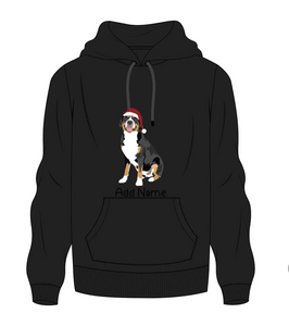 Personalized Swiss Mountain Dog Love Men's Warm Hoodie Sweatshirt-Apparel-Apparel, Dog Dad Gifts, Hoodie, Personalized, Sweatshirt, Swiss Mountain Dog-Men's Warm Hoodie Sweatshirt-Black-S-9