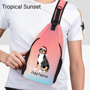 Personalized Swiss Mountain Dog Unisex Sling Bag Backpack-Accessories-Swiss Mountain Dog-Unisex Sling Bag Backpack-Tropical Sunset-One Size-19