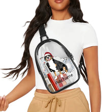 Load image into Gallery viewer, Personalized Swiss Mountain Dog Unisex Transparent Sling Bag-Accessories-Swiss Mountain Dog-Unisex Transparent Sling Bag-Transparent-One Size-3