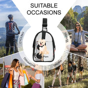 Personalized Swiss Mountain Dog Unisex Transparent Sling Bag-Accessories-Swiss Mountain Dog-Unisex Transparent Sling Bag-Transparent-One Size-9