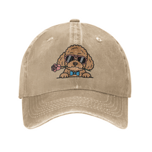 Load image into Gallery viewer, Personalized Toy Poodle Baseball Cap - Romeo Toy Poodle Design - Match Your Dog's Coat Color-Hats &amp; Caps-Accessories,Baseball Caps,Dog Mom Gifts-Beige-One Size-4