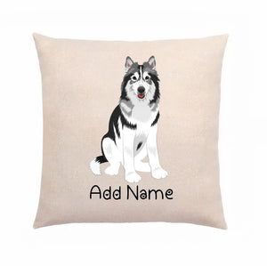 Personalized Utonagan Linen Pillowcase-Home Decor-Dog Dad Gifts, Dog Mom Gifts, Home Decor, Personalized, Pillows, Utonagan-Linen Pillow Case-Cotton-Linen-12"x12"-2