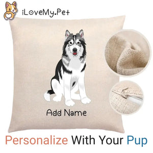 Personalized Utonagan Linen Pillowcase-Home Decor-Dog Dad Gifts, Dog Mom Gifts, Home Decor, Personalized, Pillows, Utonagan-1