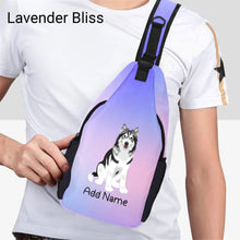 Load image into Gallery viewer, Personalized Utonagan Love Unisex Sling Bag Backpack-Accessories-Utonagan-Unisex Sling Bag Backpack-Lavender Bliss-One Size-15