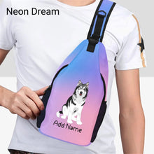 Load image into Gallery viewer, Personalized Utonagan Love Unisex Sling Bag Backpack-Accessories-Utonagan-Unisex Sling Bag Backpack-Neon Dream-One Size-17