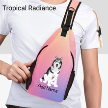 Load image into Gallery viewer, Personalized Utonagan Love Unisex Sling Bag Backpack-Accessories-Utonagan-Unisex Sling Bag Backpack-Tropical Radiance-One Size-18