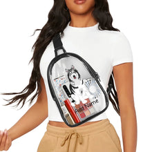 Load image into Gallery viewer, Personalized Utonagan Love Unisex Transparent Sling Bag-Accessories-Utonagan-Unisex Transparent Sling Bag-Transparent-One Size-3