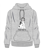 Load image into Gallery viewer, personalized-dog-mom-hoodie-heather-gray