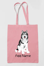 Load image into Gallery viewer, Personalized Utonagan Love Zippered Tote Bag-Accessories-Accessories, Bags, Dog Mom Gifts, Personalized, Utonagan-Zippered Tote Bag-Light Pink-Classic-11