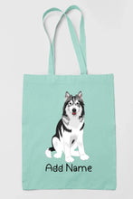 Load image into Gallery viewer, Personalized Utonagan Love Zippered Tote Bag-Accessories-Accessories, Bags, Dog Mom Gifts, Personalized, Utonagan-Zippered Tote Bag-Lime Green-Classic-12