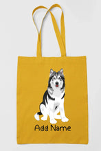 Load image into Gallery viewer, Personalized Utonagan Love Zippered Tote Bag-Accessories-Accessories, Bags, Dog Mom Gifts, Personalized, Utonagan-Zippered Tote Bag-Mustard-Classic-17