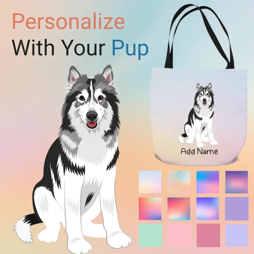 Personalized Utonagan Small Tote Bag-Accessories-Accessories, Bags, Dog Mom Gifts, Personalized, Utonagan-Small Tote Bag-Your Design-One Size-1