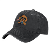 Load image into Gallery viewer, Personalized Vizsla Baseball Cap - Romeo Vizsla Design - Match Your Dog's Coat Color-Hats &amp; Caps-Accessories,Baseball Caps,Dog Mom Gifts-5
