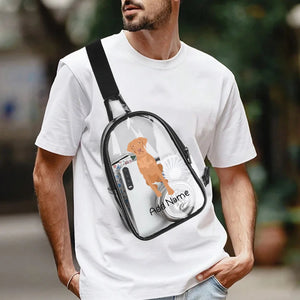 Personalized Vizsla Love Unisex Transparent Sling Bag-Accessories-Vizsla-Unisex Transparent Sling Bag-Transparent-One Size-4