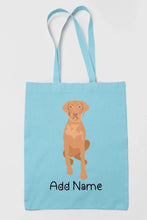 Load image into Gallery viewer, Personalized Vizsla Love Zippered Tote Bag-Accessories-Accessories, Bags, Dog Mom Gifts, Personalized, Vizsla-11