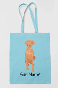 Personalized Vizsla Love Zippered Tote Bag-Accessories-Accessories, Bags, Dog Mom Gifts, Personalized, Vizsla-11