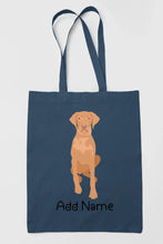 Load image into Gallery viewer, Personalized Vizsla Love Zippered Tote Bag-Accessories-Accessories, Bags, Dog Mom Gifts, Personalized, Vizsla-12