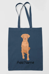 Personalized Vizsla Love Zippered Tote Bag-Accessories-Accessories, Bags, Dog Mom Gifts, Personalized, Vizsla-12