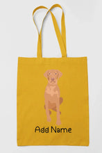 Load image into Gallery viewer, Personalized Vizsla Love Zippered Tote Bag-Accessories-Accessories, Bags, Dog Mom Gifts, Personalized, Vizsla-15